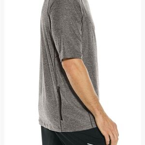 Coolibar Men's Heather Gray Short Sleeve Tee